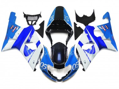 00-02 05 Blu Lucido Suzuki GSXR 1000 Carene Moto