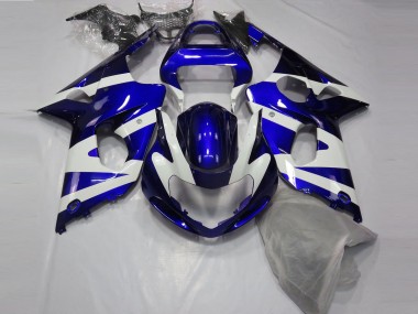 00-02 Blu Lucido & Bianco Suzuki GSXR 1000 Carene Moto
