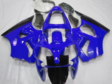 00-02 Blu Lucido & Nero Kawasaki ZX6R Carene Moto