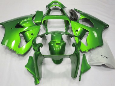 00-02 Verde Metallizzato Kawasaki ZX6R Carene Moto