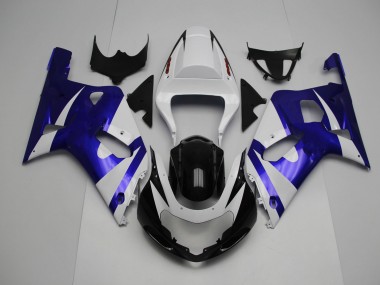 01-03 Bianco & Blu Suzuki GSXR 600-750 Carene Moto