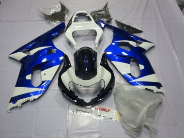 01-03 Blu & Bianco Suzuki GSXR 600-750 Carene Moto