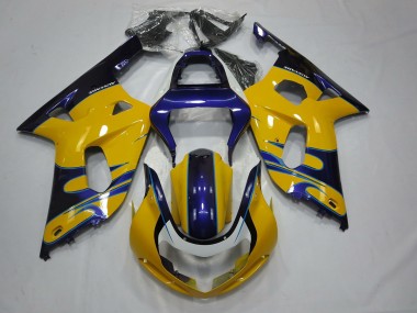 01-03 Giallo Blu Suzuki GSXR 600-750 Carene Moto