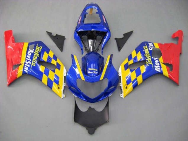 01-03 Movistar Suzuki GSXR 600-750 Carene Moto 01-03 Movistar Suzuki GSXR 600-750 Carene Moto