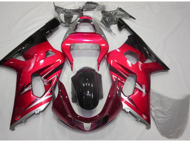 01-03 Rosso & Argento Suzuki GSXR 600-750 Carene Moto 01-03 Rosso & Argento Suzuki GSXR 600-750 Carene Moto