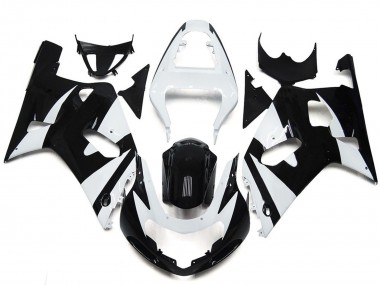 01-03 Stile Bianco & Nero OEM Suzuki GSXR 600-750 Carene Moto