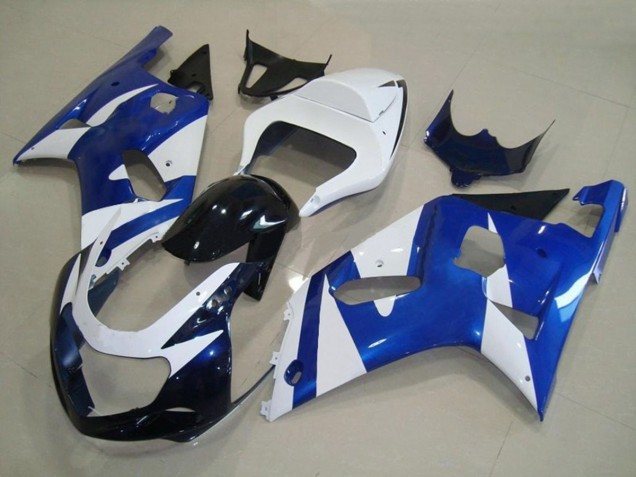 01-03 Stile Blu & Bianco OEM Suzuki GSXR 600-750 Carene Moto 01-03 Stile Blu & Bianco OEM Suzuki GSXR 600-750 Carene Moto