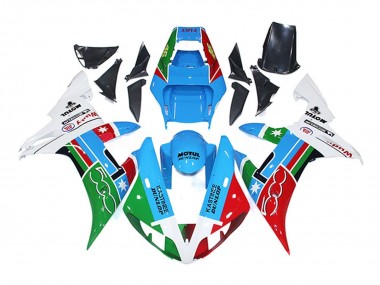 02-03 500 Azzurro Yamaha R1 Carene Moto