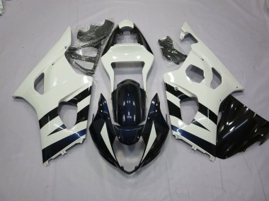 03-04 Bianco & Nero Suzuki GSXR 1000 Carene Moto