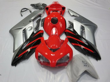 04-05 Argento Rosso & Nero Honda CBR1000RR Carene Moto