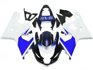 04-05 Bianco Brillante & Blu Suzuki GSXR 600-750 Carene Moto