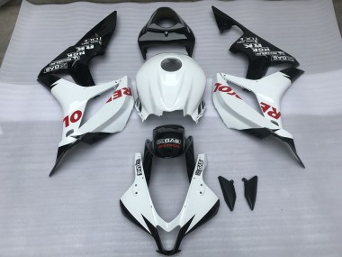 07-08 Bianco Lucido & Rosso Repsol Honda CBR600RR Carene Moto