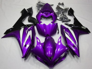 07-08 Viola Bianco & Nero Yamaha R1 Carene Moto