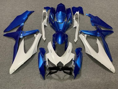 08-10 Blu Perla & Bianco Suzuki GSXR 600-750 Carene Moto