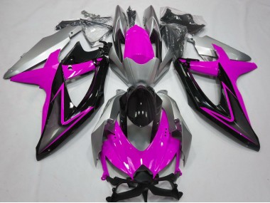 08-10 Rosa & Argento Suzuki GSXR 600-750 Carene Moto