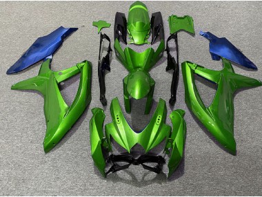 08-10 Verde & Blu Suzuki GSXR 600-750 Carene Moto