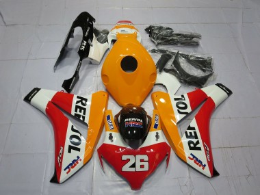 08-11 Arancio Chiaro Repsol Honda CBR1000RR Carene Moto