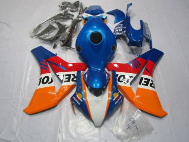 08-11 Blu Repsol & Rosso Honda CBR1000RR Carene Moto