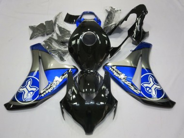 08-11 Design Speciale Blu Argento Honda CBR1000RR Carene Moto