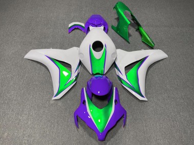 08-11 Il Joker Verde & Viola Lucido Honda CBR1000RR Carene Moto