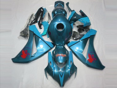 08-11 Personalizzato Azzurro Honda CBR1000RR Carene Moto