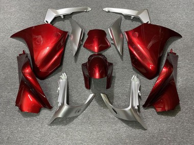 10-13 Rosso & Argento Honda VFR1200 Carene Moto