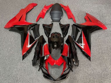 11-24 Rosso Intenso & Nero Lucido Suzuki GSXR 600-750 Carene Moto