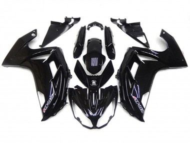 12-16 Nero Lucido Kawasaki Ninja 650R Carene Moto