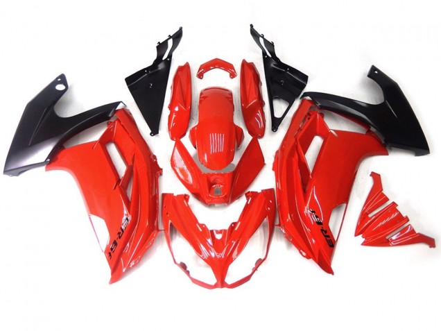 12-16 Rosso Nero Kawasaki Ninja 650R Carene Moto