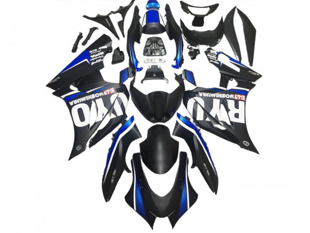 17-23 Nero Opaco & Blu Suzuki GSXR 1000 Carene Moto 17-23 Nero Opaco & Blu Suzuki GSXR 1000 Carene Moto