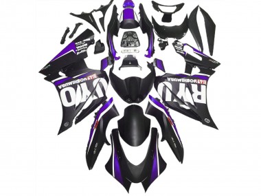 17-23 Nero Opaco & Viola Suzuki GSXR 1000 Carene Moto