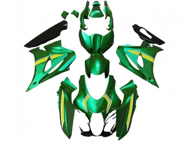 17-23 Stile Stock Verde Suzuki GSXR 1000 Carene Moto 17-23 Stile Stock Verde Suzuki GSXR 1000 Carene Moto